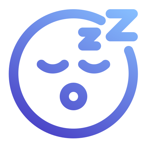 Sleeping Generic Gradient icon