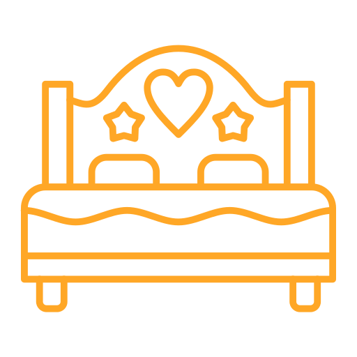 cama matrimonial icono gratis