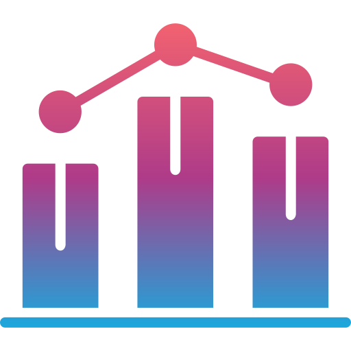 gráfico de barras icono gratis