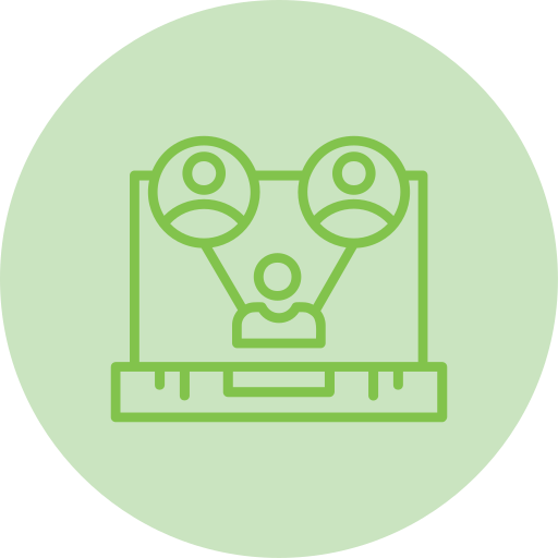 trabajo en equipo icono gratis