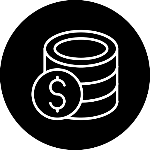 monedas icono gratis