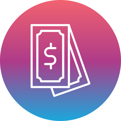 dinero en efectivo icono gratis