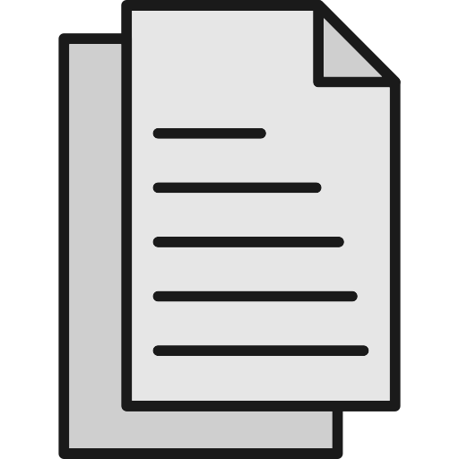 Document Generic Outline Color icon