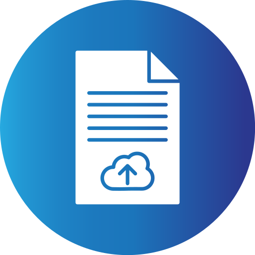 Document Generic Blue icon