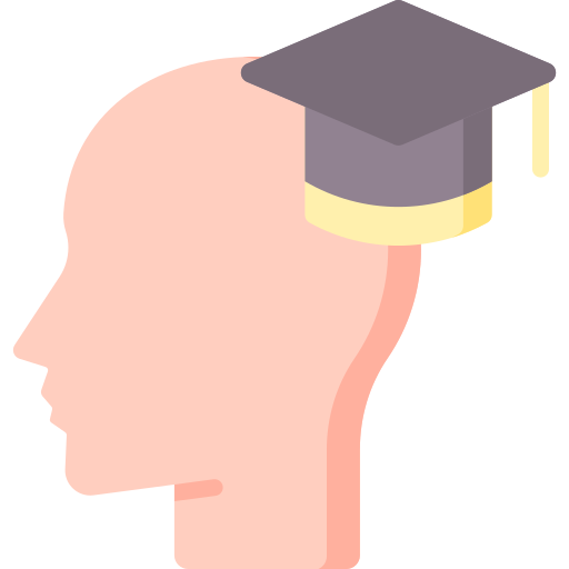 gorro de graduación icono gratis