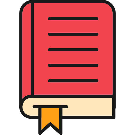 Book Generic Outline Color icon