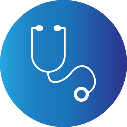 Stethoscope Generic Blue icon