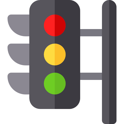 Traffic lights Basic Rounded Flat icon