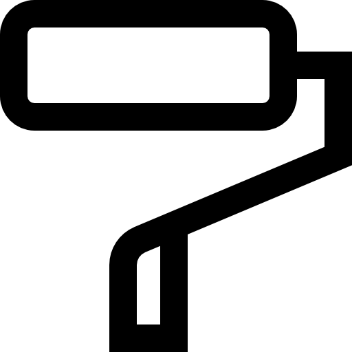 Paint roller free icon