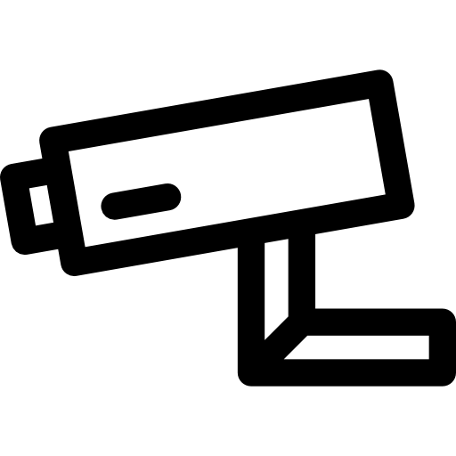 circuito cerrado de televisión icono gratis