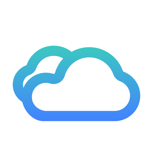 Cloudy Generic Gradient icon