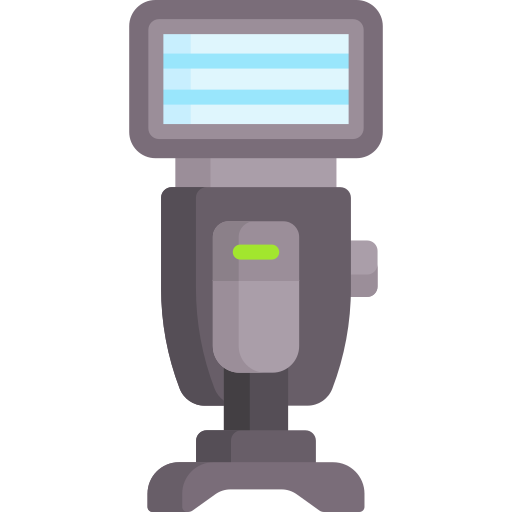 Camera flash free icon Camera flash free icon