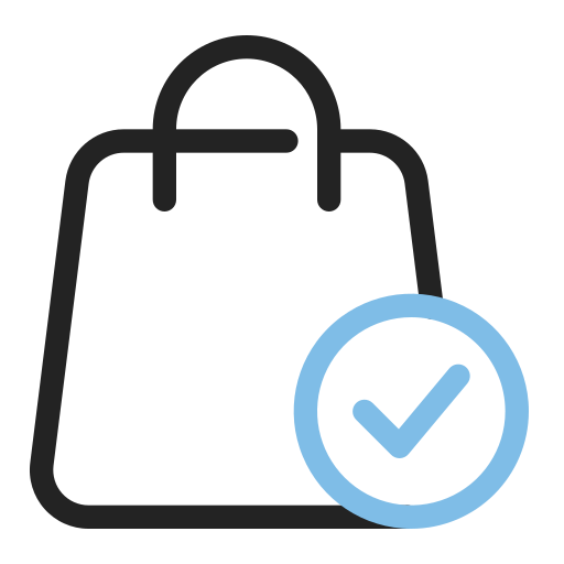 Shopping bag Generic Outline Color icon