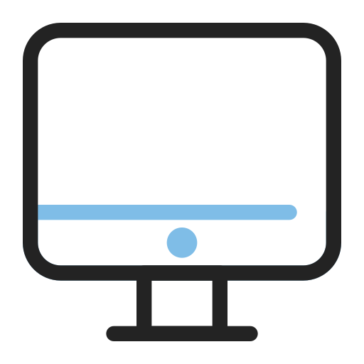 Monitor Generic Outline Color icon