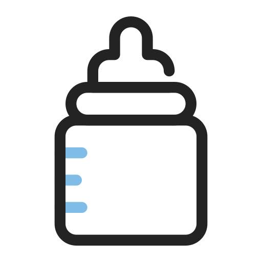 Baby bottle Generic Outline Color icon