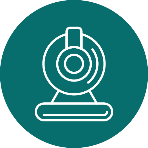 cámara web icono gratis