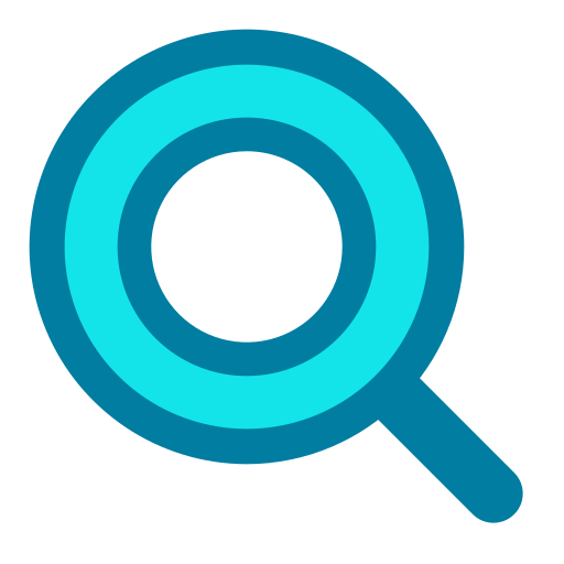 Search Generic Blue icon