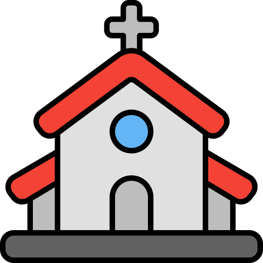 Church Generic Outline Color icon