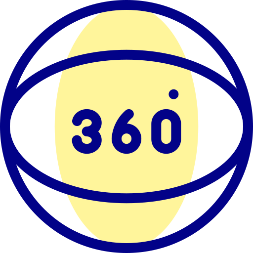 360 degrees free icon