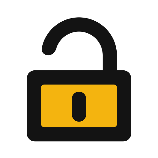 Unlock free icon