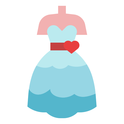 vestido de novia icono gratis