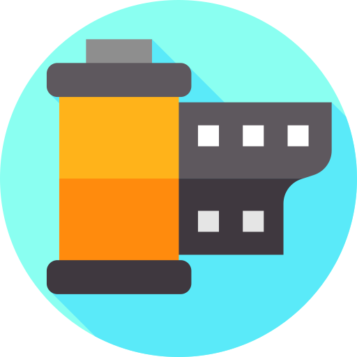 tira de película icono gratis