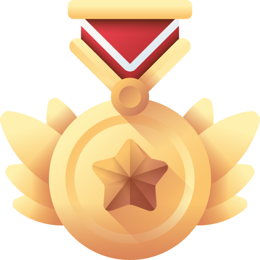 medalla de oro icono gratis