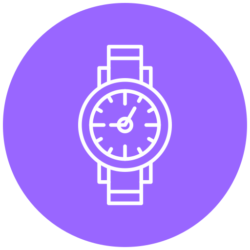 reloj de pulsera icono gratis