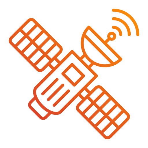 satélite espacial icono gratis