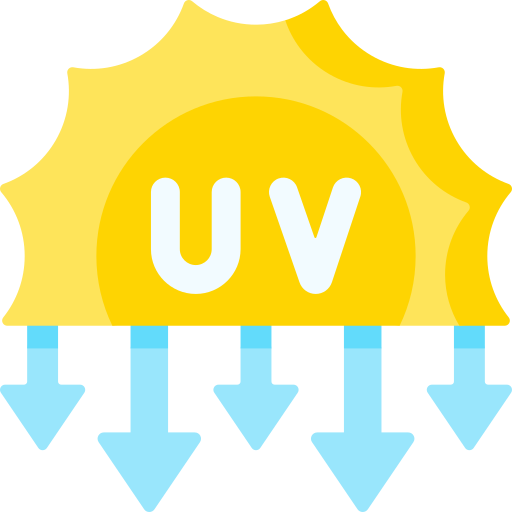 protección uv icono gratis