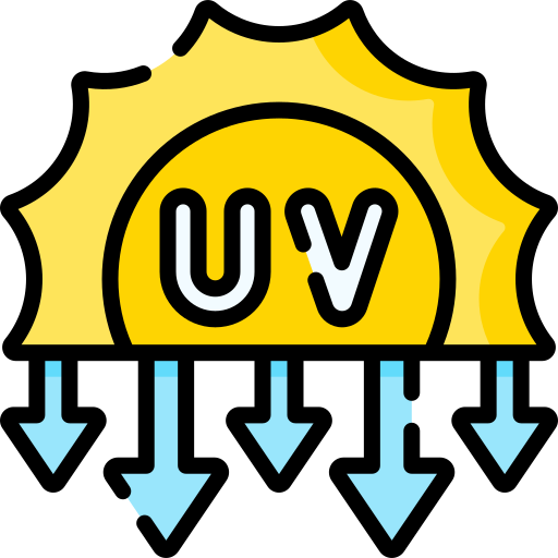 protección uv icono gratis