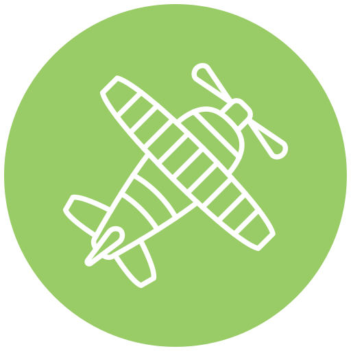 Biplane Generic Flat icon