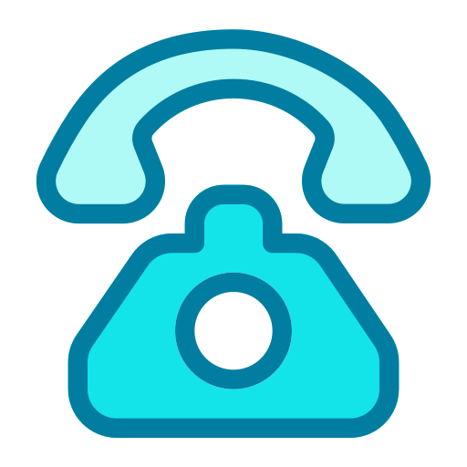 Telephone Generic Blue icon