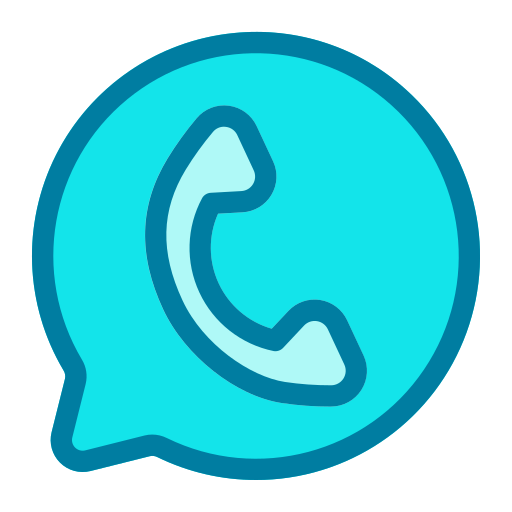 Telephone Generic Blue icon