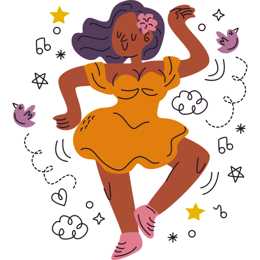 Dance free sticker Dance free sticker