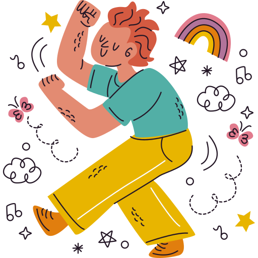 Dance free sticker Dance free sticker