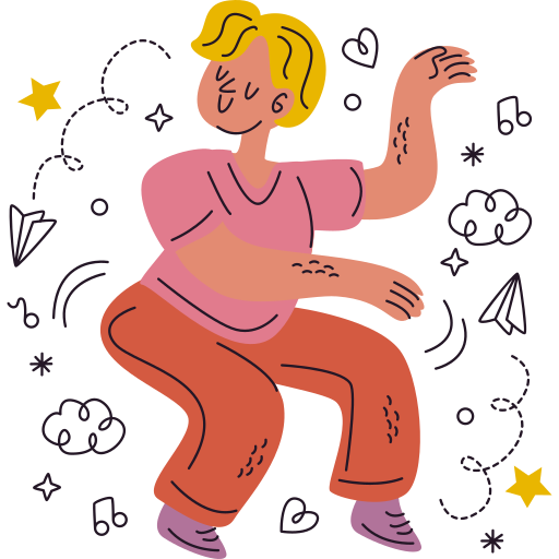 Dance free sticker Dance free sticker