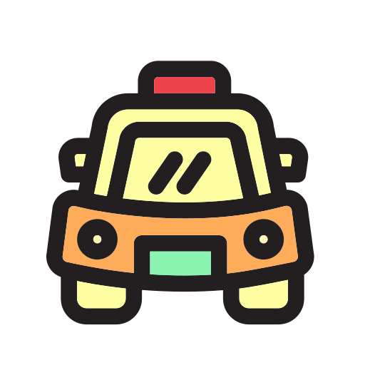 conductor de taxi icono gratis