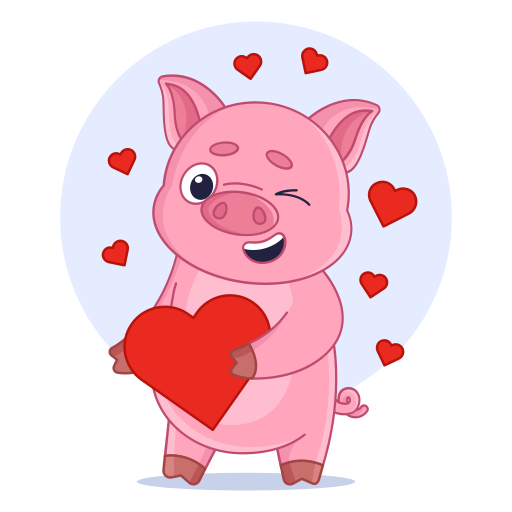 cerdito gratis sticker