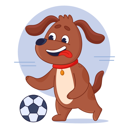 chien gratuit sticker