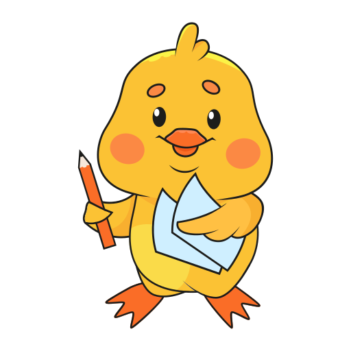 poussin gratuit sticker