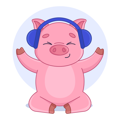 cerdito gratis sticker