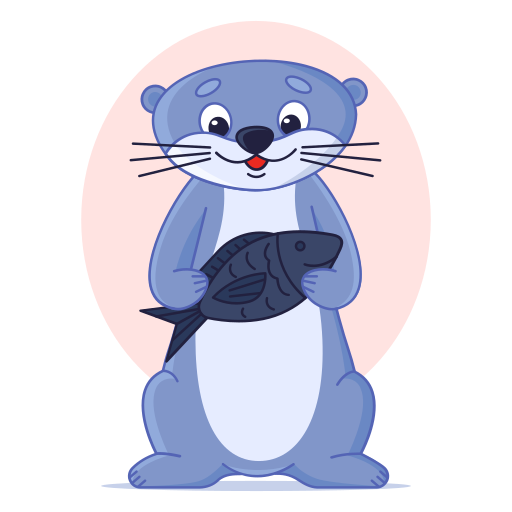 otter kostenlos Sticker otter kostenlos Sticker