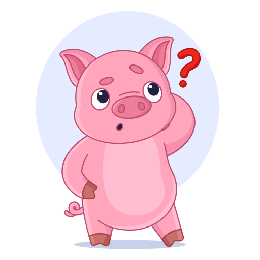 cerdito gratis sticker