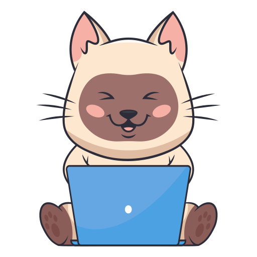 gato siames gratis sticker