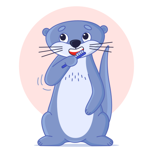 lontra grátis figurinha lontra grátis figurinha