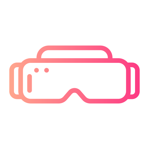 gafas de realidad virtual icono gratis