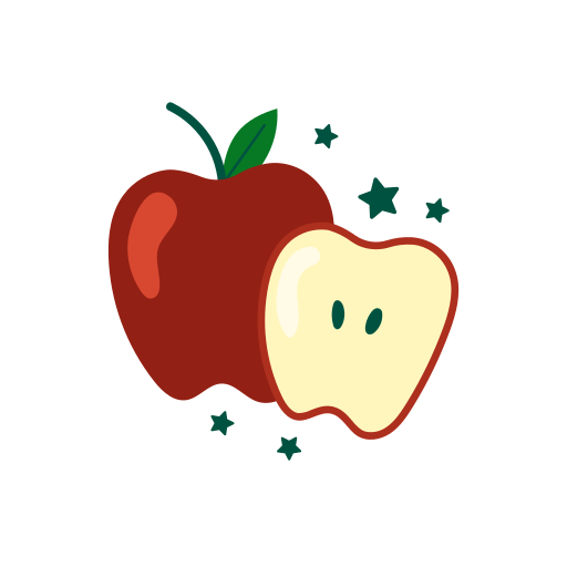 manzana gratis sticker