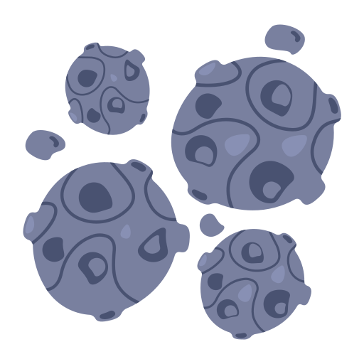 Asteroid free sticker