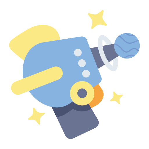 Laser gun free sticker